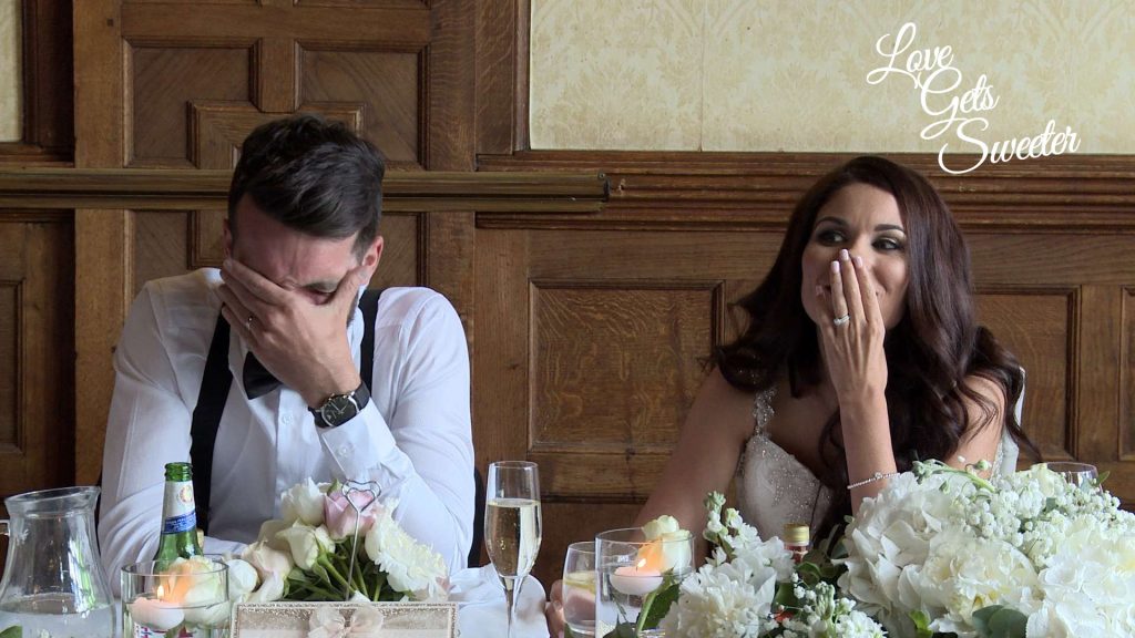 funny best men speech causes some embarrassment for the groom during their wedding at armathwaite hall
